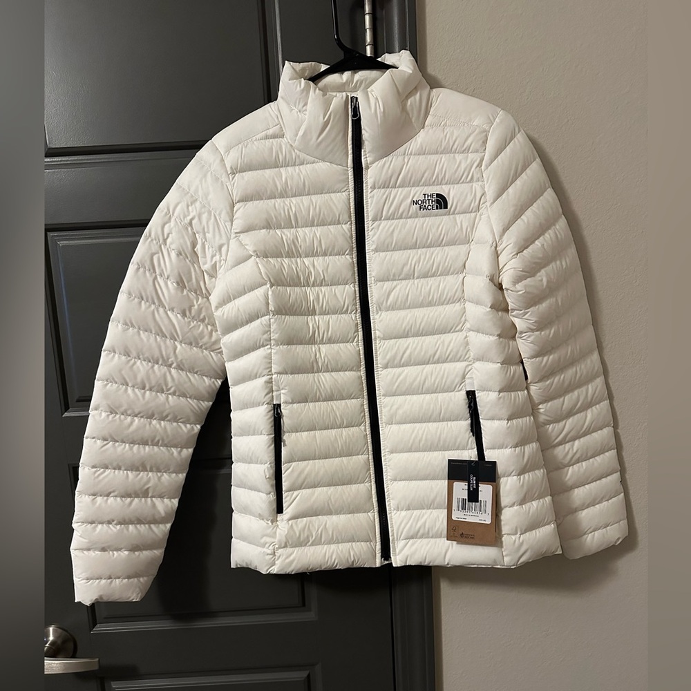 The North Face Women’s Stretch Down Jacket White Coat
